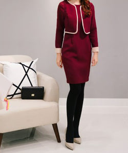 Đầm công sở giả vest