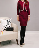 Đầm công sở giả vest