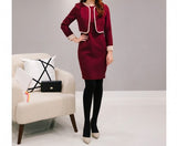 Đầm công sở giả vest