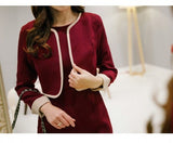 Đầm công sở giả vest