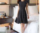 Đầm xoè chấm bi Misan