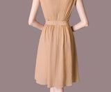 Đầm xoè xếp ly