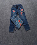 Jeans thiêu hoa